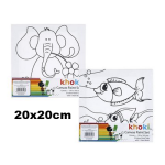 Art & Craft Printed Canvas 20x20cm